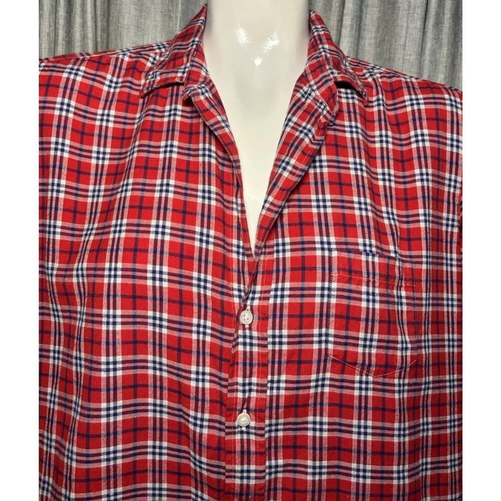 Frank And Eileen Eileen Button-Up Plaid Cotton Sh… - image 3